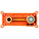 Смеситель для раковины (умывальника) REA LUNGO CHROM + BOX хром настенный скрытого монтажа (REA-B0521)