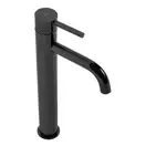 Смеситель для раковины (умывальника) REA LUNGO BLACK GLOSSY черный высокий (REA-B0662)