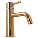 Смеситель для раковины (умывальника) REA LUNGO ROSE GOLD LOW розовое золото низкий (REA-B4500)