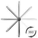 Rea Lugano Slim Смеситель для раковины, высокий черный (REA-B5001)