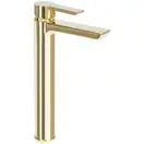 Смеситель для раковины (умывальника) REA ARGUS GOLD золотой высокий (REA-B6213)