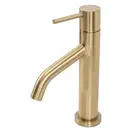 Смеситель для раковины (умывальника) REA LEVEL BRUSHED GOLD матовое золото низкий (REA-B6218)