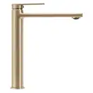 Смеситель для раковины (умывальника) REA VERSO BRUSHED GOLD высокий (REA-B6564)