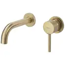 Смеситель для раковины (умывальника) REA LUNGO BRUSHED GOLD скрытого монтажа (REA-B8652)