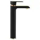 Rea Bloom Black Gold Змішувач для раковини, високий, чорний (REA-B9936)
