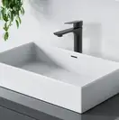 Змішувач для раковини (умивальника) Yoka HUMA 36 BLACK (BU.HUMA-36-BLK)