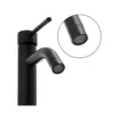 Змішувач для раковини (умивальника) Yoka LOVA 36 BLACK (BU.LOVA-36-BLK)