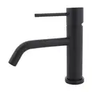 Смеситель для раковины (умывальника) YOKA MOLI 24 BLACK черный низкий (BU.MOLI-24-BLK)