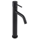 Смеситель для раковины (умывальника) YOKA MOLI 36 BLACK черный высокий (BU.MOLI-36-BLK)