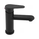 Смеситель для раковины (умывальника) Yoka SENA 24 BLACK черный низкий (BU.SENA-24-BLK)
