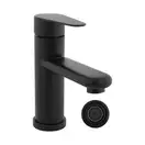 Смеситель для раковины (умывальника) Yoka SENA 24 BLACK черный низкий (BU.SENA-24-BLK)