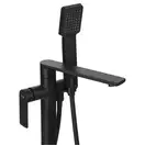 Смеситель для ванны CORSAN TRINO BLACK MATT напольный (CMB7159BL)