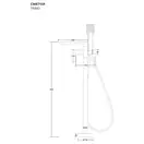 Смеситель для ванны CORSAN TRINO CHROME напольный (CMB7159CH)