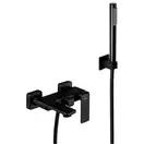 Смеситель для ванны Corsan TRINO BLACK MATT с изливом (CMZ056)