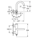 Змішувач для ванни Grohe Atrio (32652AL3)