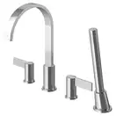 Смеситель для ванны KOHLMAN DEXAME CHROME на борт ванны (QB240D)