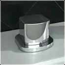 Смеситель для ванны KOHLMAN FOXAL CHROME на борт ванны (QB240F)
