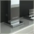Смеситель для ванны KOHLMAN EXCELENT CHROME на борт ванны (QB240H)