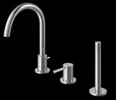 Смеситель для ванны KOHLMAN ROXIN CHROME на борт ванны (QB241RN)