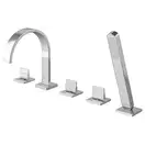 Смеситель для ванны KOHLMAN AXIS CHROME на борт ванны (QB262N)