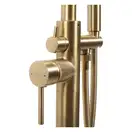 Смеситель для ванны REA  ARAS BRUSHED GOLD напольный (REA-B2719)