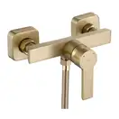 Смеситель для ванны и душа REA ARGUS BRUSHED GOLD настенный без излива (REA-B6413)