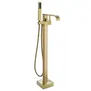 Смеситель для ванны REA CARAT BRUSHED GOLD золотой матовый напольный (REA-B6522)