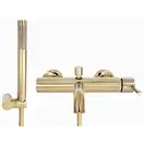 Rea Lungo Gold Смеситель для ванны и душа, золотой (REA-B6635)