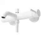 Смеситель для ванны и душа REA LUNGO WHITE MATT настенный с изливом (REA-B8030)