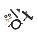 Змішувач для ванни Yoka SUNTO BLACK черный настенный з виливом (BP.SUNTO-BLK)