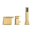 Змішувач для ванни Yoka TRIO GOLD трикомпонентний на борт ванни (BW.TRIO GLD)