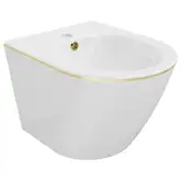 Подвесное биде MEXEN LENA WHITE GOLD EDGE (MEX-35224805)