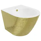 Подвесное биде MEXEN LENA WHITE GOLD с узором (MEX-35224808)