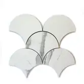 КОТТО КЕРАМІКА Декор Scales CM 3115 SC Carrara ( d 147 mm )  УКРАЇНА (CM3115 SC)