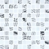 КОТТО КЕРАМІКА Мозаїка скляна GMP 0425013 С2 print 12/white mat 300x300 (кубик 2,5х2,5) Кераміка Лео УКРАЇНА