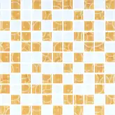 КОТТО КЕРАМІКА Мозаїка скляна GMP 0425040 С2 print 25/white mat 300x300 (кубик 2,5х2,5) Кераміка Лео УКРАЇНА
