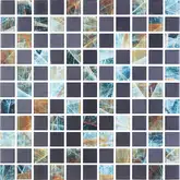 КОТТО КЕРАМІКА Мозаїка скляна GMP 0825045 С2 print 42/black mat 300x300 (кубик 2,5х2,5) Кераміка Лео УКРАЇНА