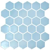 КОТТО КЕРАМІКА Мозаїка HEXAGON H 6026 Light Blue 295х295х9 Кераміка Лео УКРАЇНА
