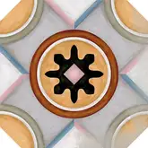 Плитка керамогранітна Octogono Musichalls Multicolor декор 200x200x8 Vives (4P30)
