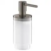 Дозатор для жидкого мыла 160 мл Grohe Selection, тёмный графит, матовый/стекло матовое (41028AL0)