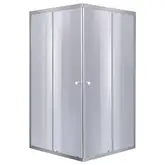 Душевая кабина Lidz Wawel SC80x80.SAT.LOW.GR, стекло тонированное 4 мм без поддона (LWASC8080SATLOWGR2)