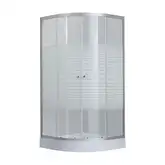 Душевая кабина Lidz Wieza SC80x80.SAT.LOW.L, стекло Linie 4 мм (LWISC8080SATLOWL)