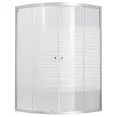 Душевая кабина Lidz Wieza SC80x80.SAT.MID.L, стекло Linie 4 мм без поддона (LWISC8080SATMIDL2)