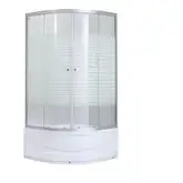 Душевая кабина Lidz Wieza SC90x90.SAT.HIGH.L, стекло Linie 4 мм (LWISC9090SATHIGHL)