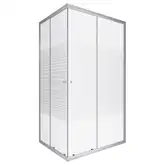 Душевая кабина Lidz Wiezak SC100x80.SAT.LOW.L, стекло Linie 4 мм без поддона (LWKSC10080SATLOWL2)