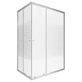 Душевая кабина Lidz Wiezak SC120x80.SAT.LOW.L, стекло Linie 4 мм без поддона (LWKSC12080SATLOWL2)