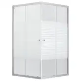 Душевая кабина Lidz Wiezak SC80x80.SAT.LOW.L, стекло Linie 4 мм без поддона (LWKSC8080SATLOWL2)