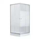 Душевая кабина Lidz Wiezak SC90x90.SAT.LOW.L, стекло Linie 4 мм (LWKSC9090SATLOWL)