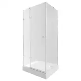 Набор Qtap душевая кабина Capricorn CRM1018RC6 Clear 2020x1000x800 мм + поддон Tern 301812C 100x80x12 см с сифоном (CAPCRM1018RC6SET)