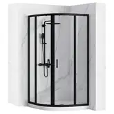 Душевая кабина REA LOOK BLACK 80х80 (REA-K7902)